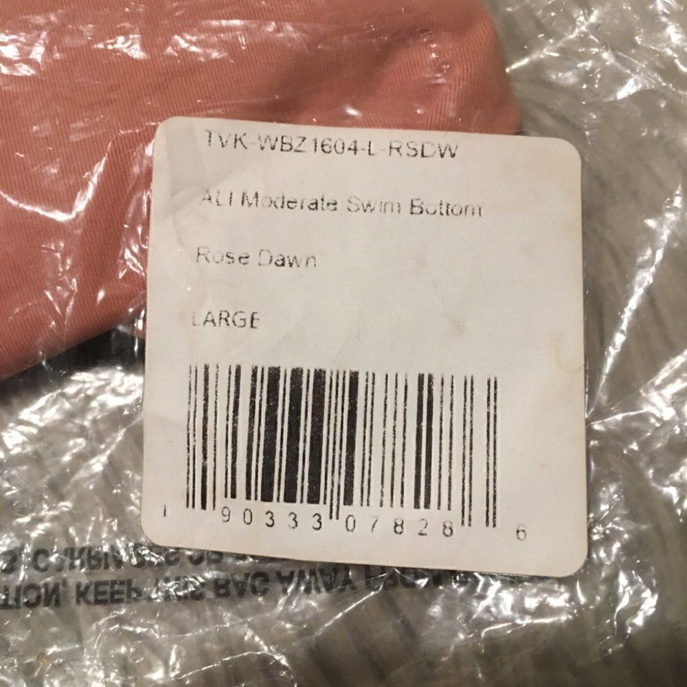 Revolve Tavik Ali moderate swim bottom rose dawn L - Picture 4 of 6